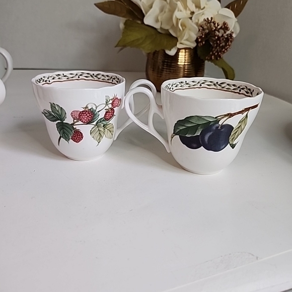Vtg Lot of 5 Noritake Royal Orchard Cups Fruit 9416 Primachina Japan 1989- 2002 - Picture 10 of 10